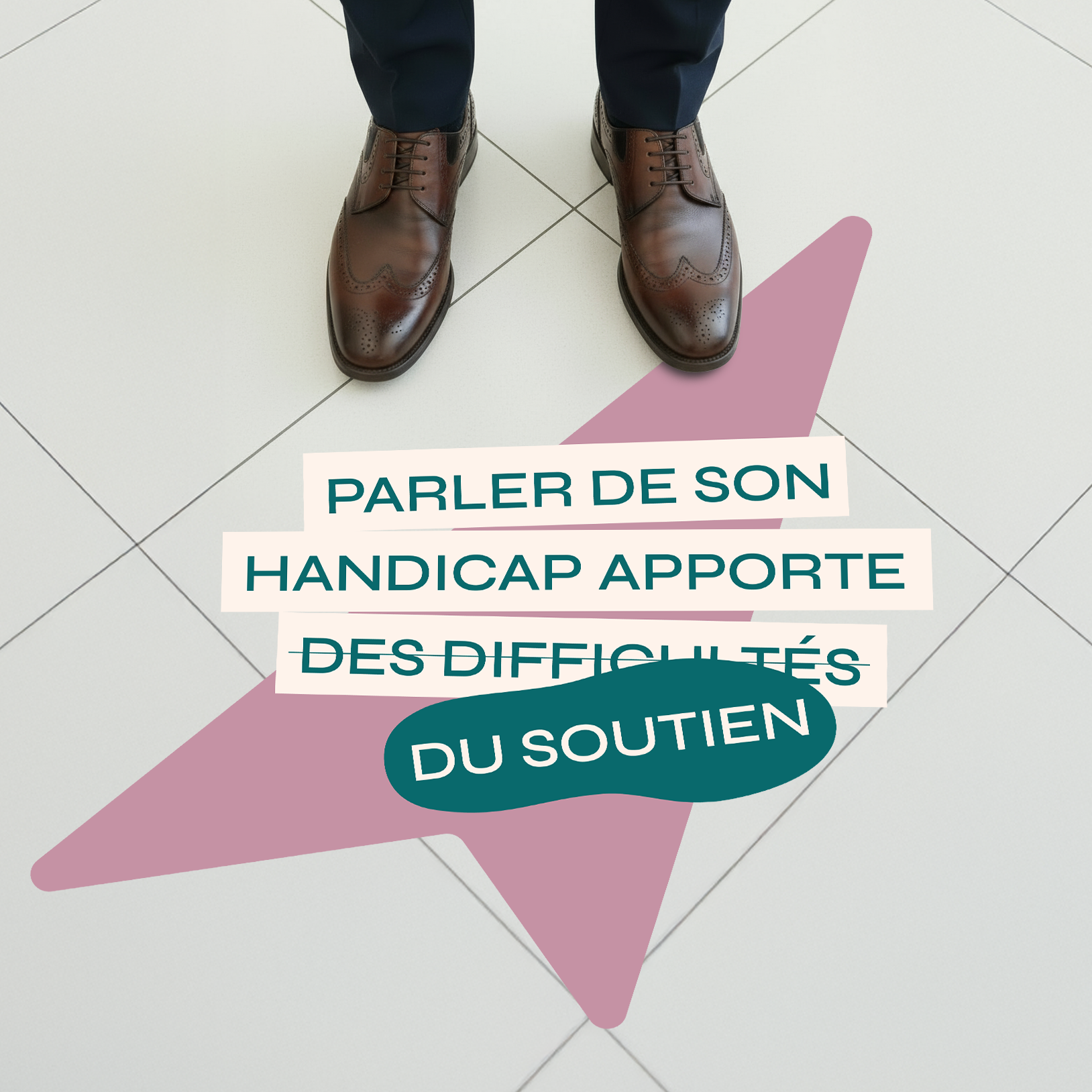 Affiche de sensibilisation à l’inclusion et à l’égalité des chances en entreprise