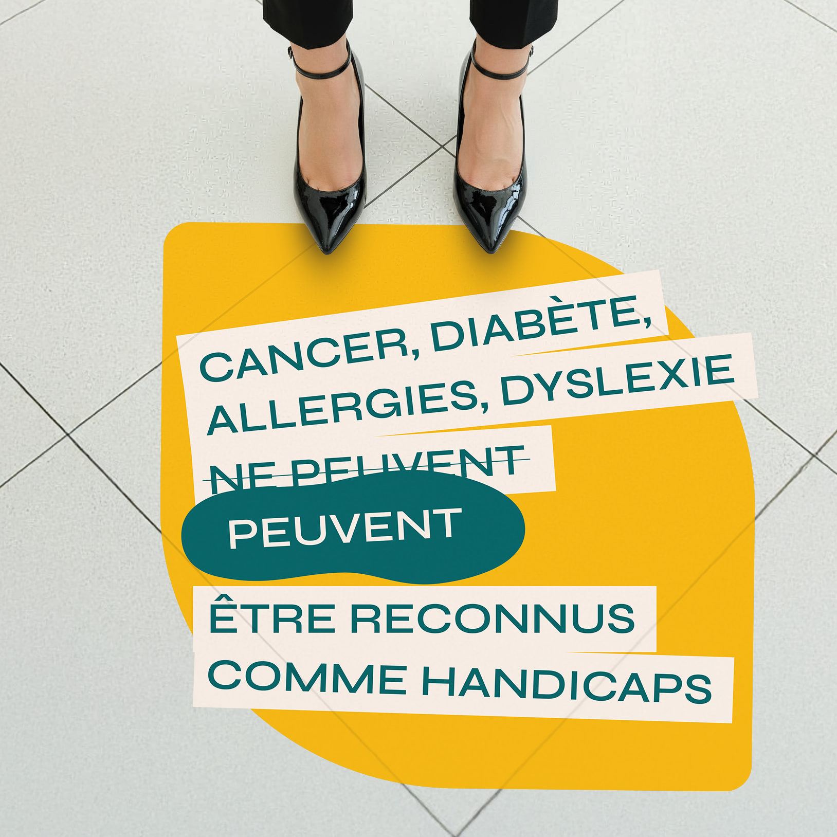 Composition visuelle mettant en avant l’accessibilité et la collaboration au sein d’une équipe