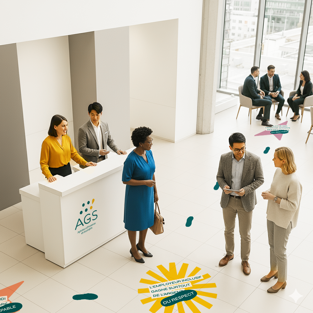 Création design sur la thématique du handicap et de la responsabilité sociale des entreprises