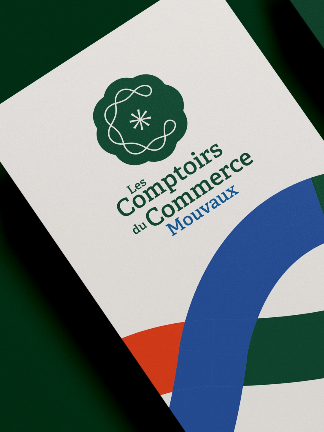 Logo et mise en page d'une carte de visite