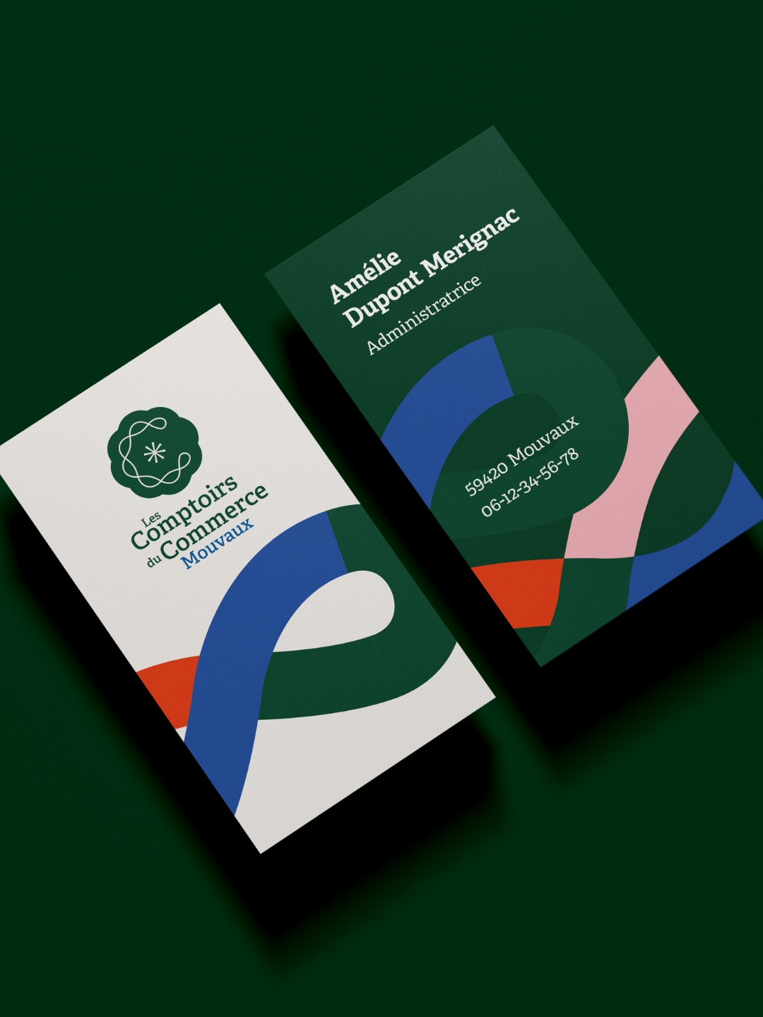 Logo décliné pour le verso d'une carte de visite