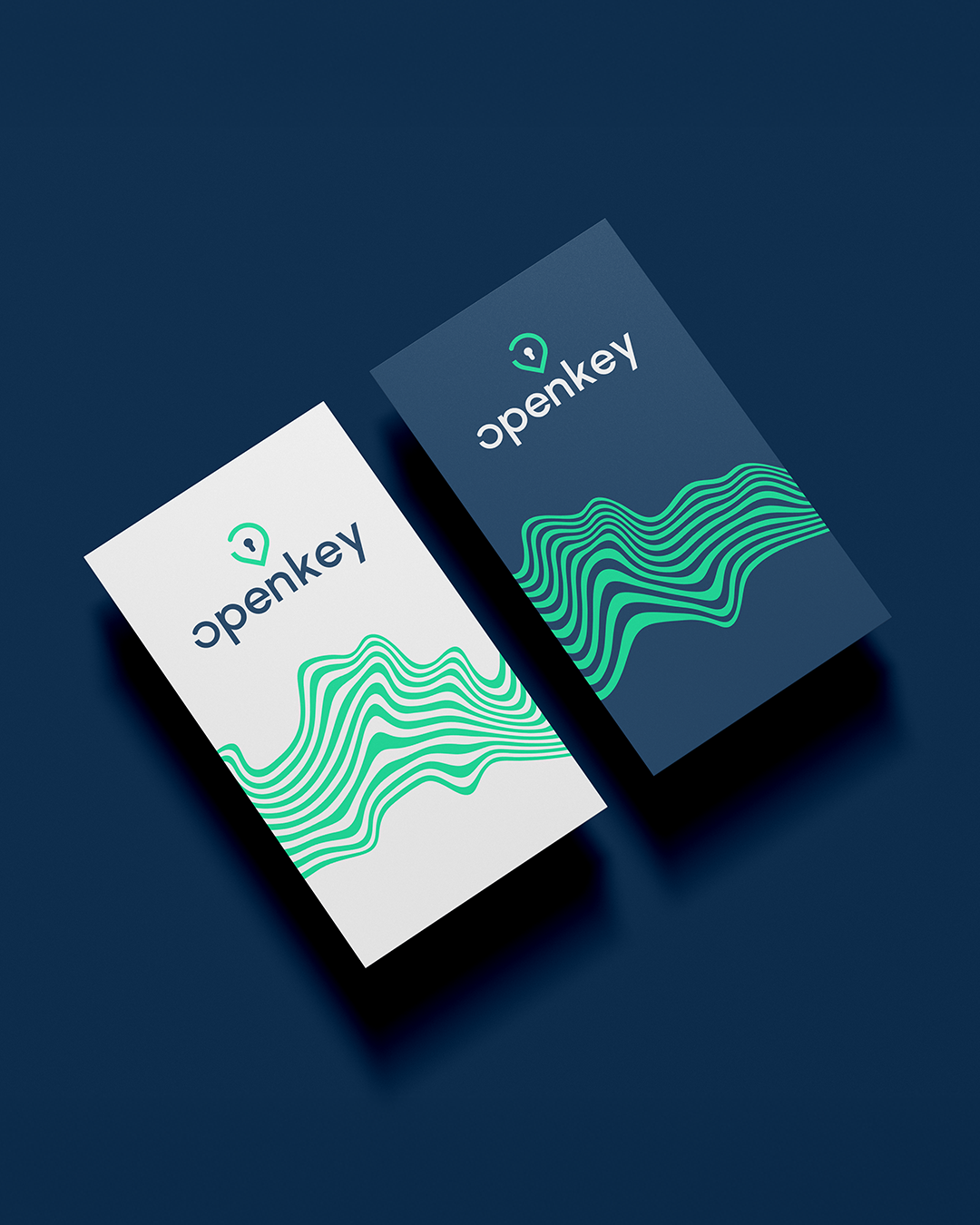 Mise en page d'une carte de visite pour la solution Openkey