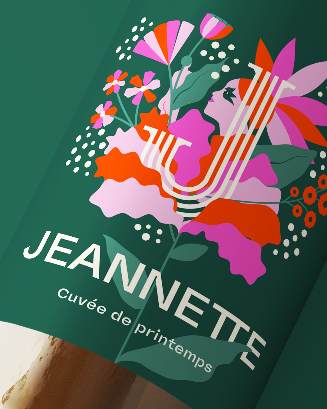 Illustration pour une étiquette de bière