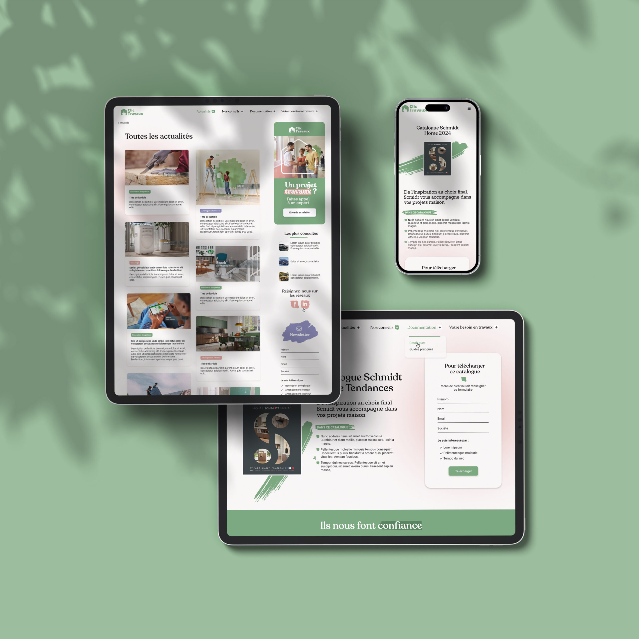 Création graphique d'un site éditorial et de mise en relation