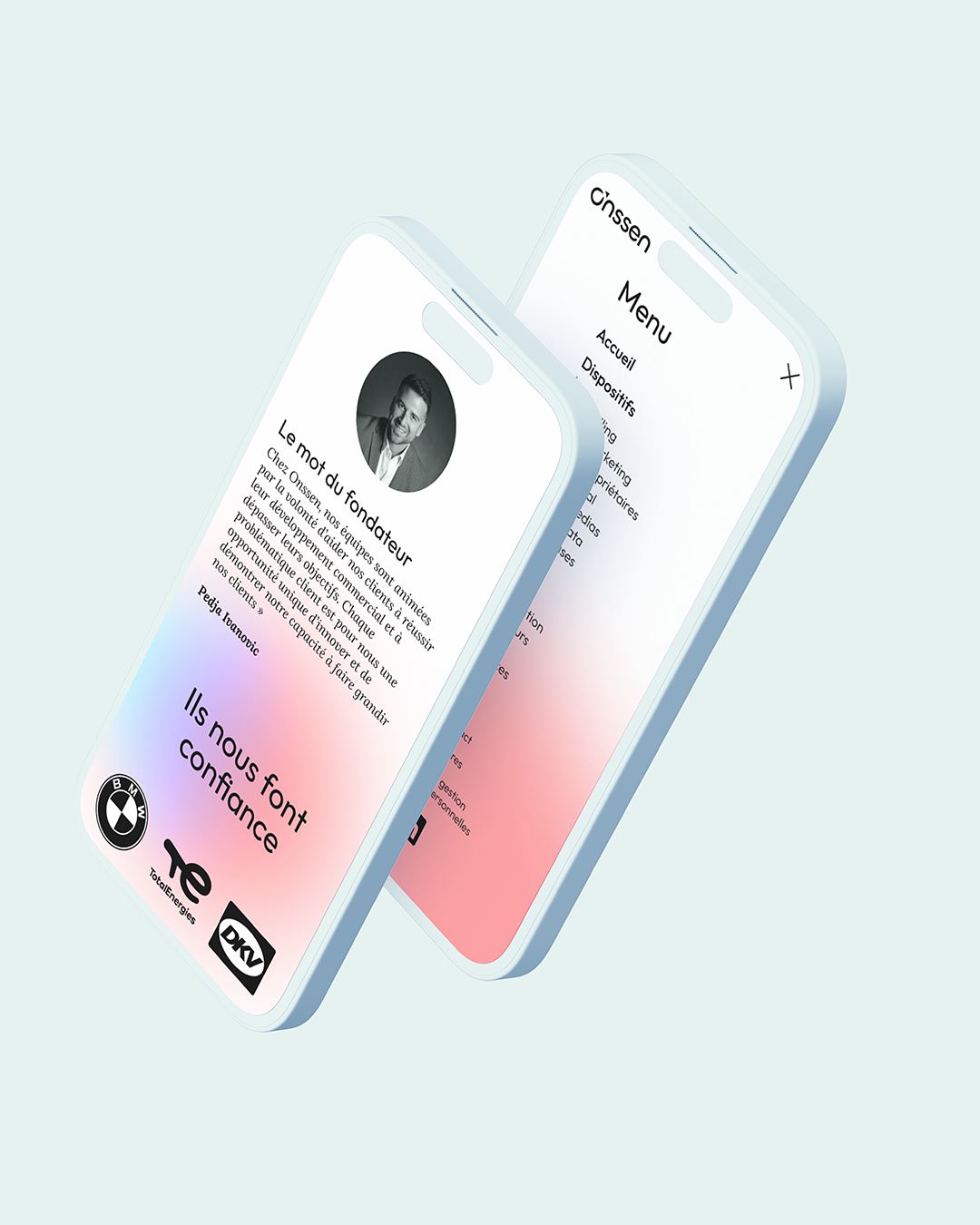 Création graphique d'un site internet