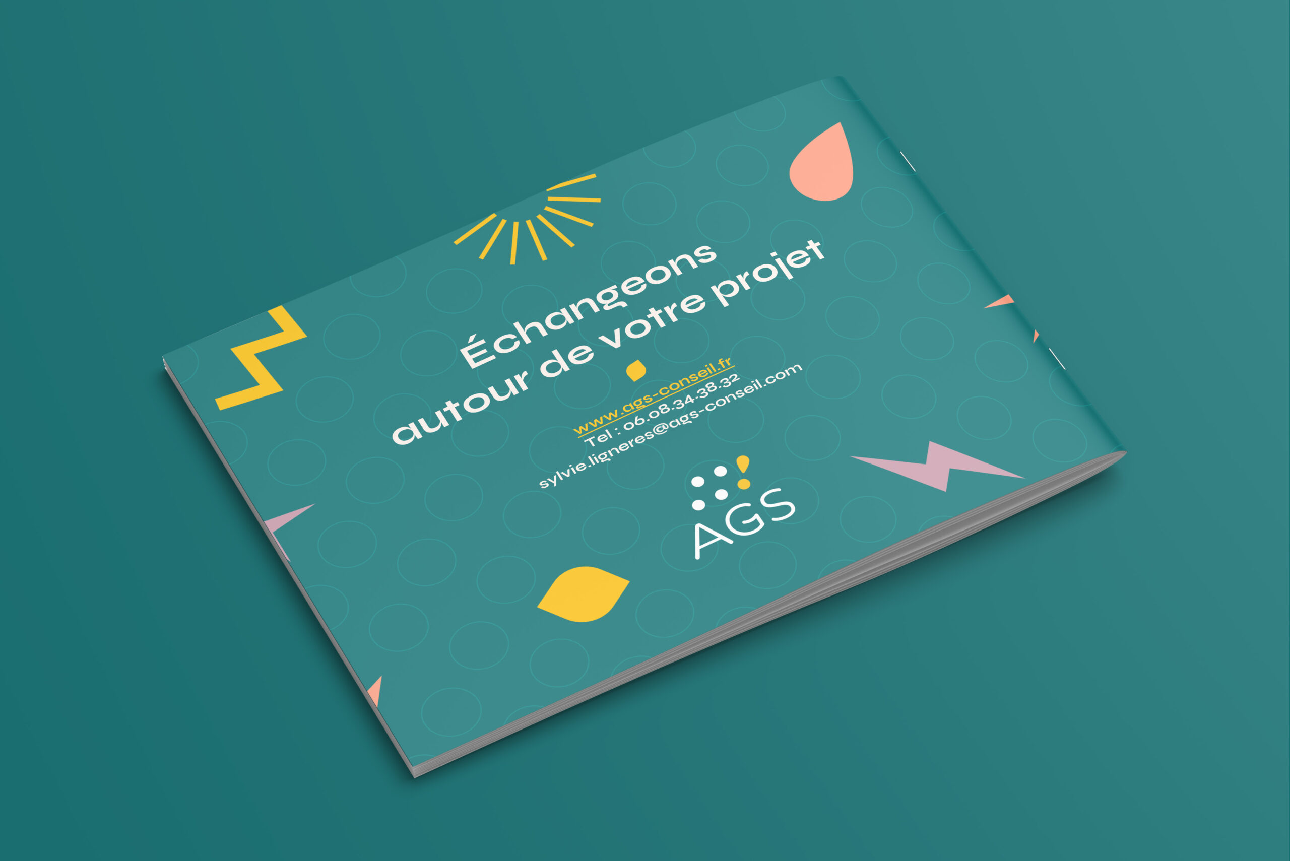 Dernière de couv d'une plaquette commerciale