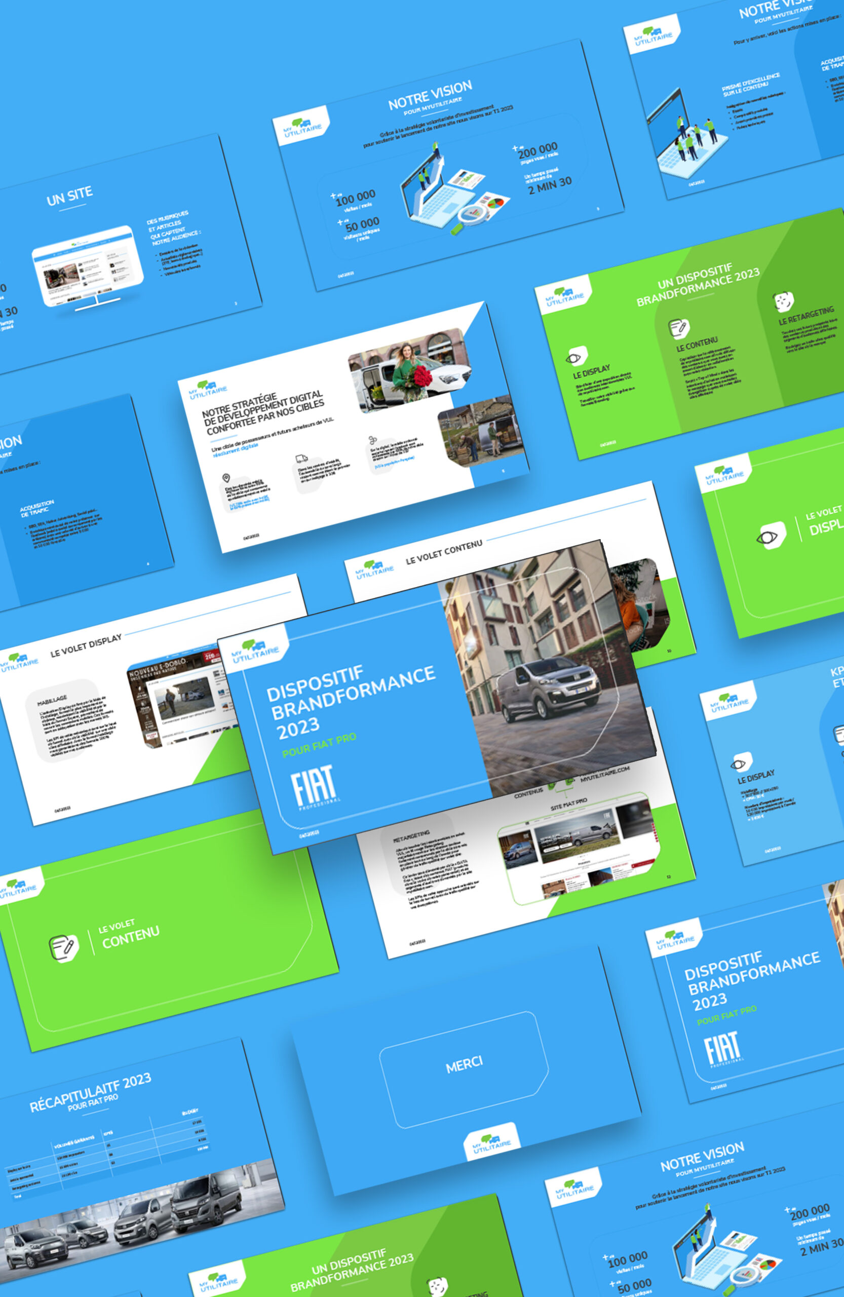 Design de présentation commerciales