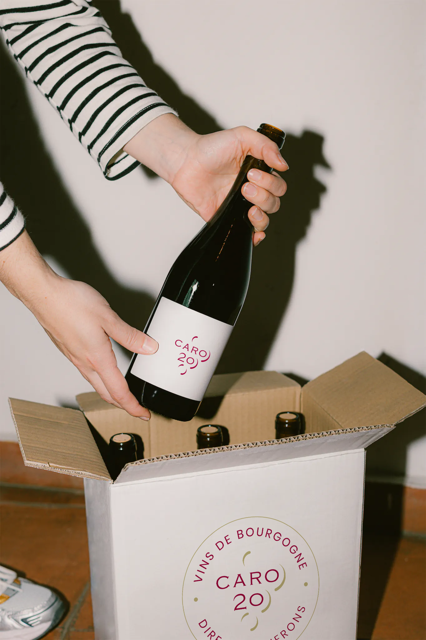 Design d'étiquette de vins