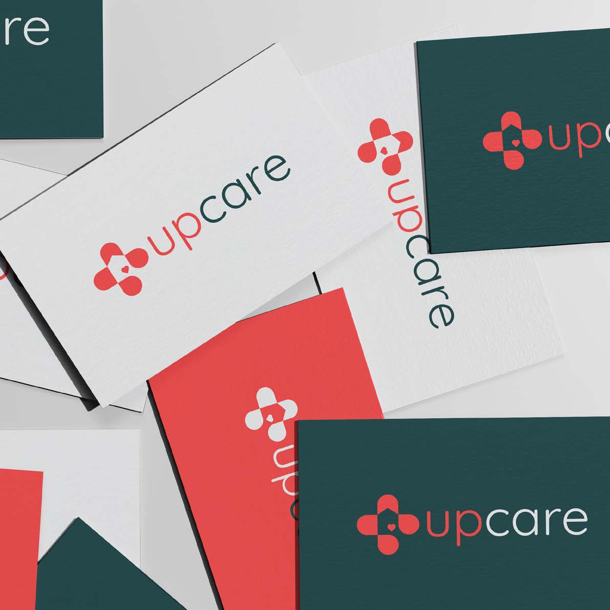 Identité visuelle sur cartes de visite pour une maison médicale