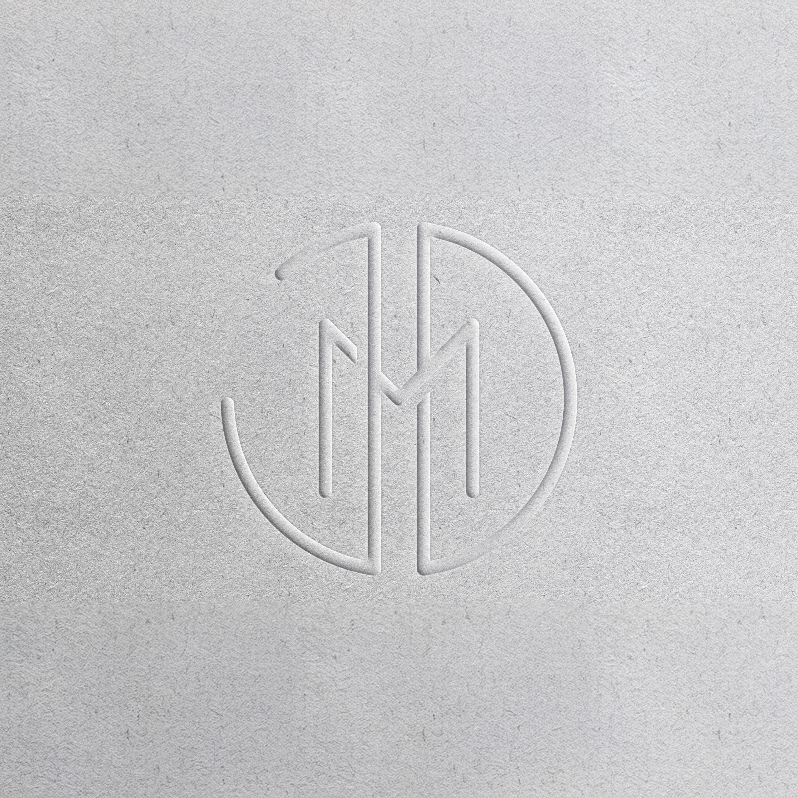 Monograme pour identité visuelle de l'artiste Jean Marie Dautel