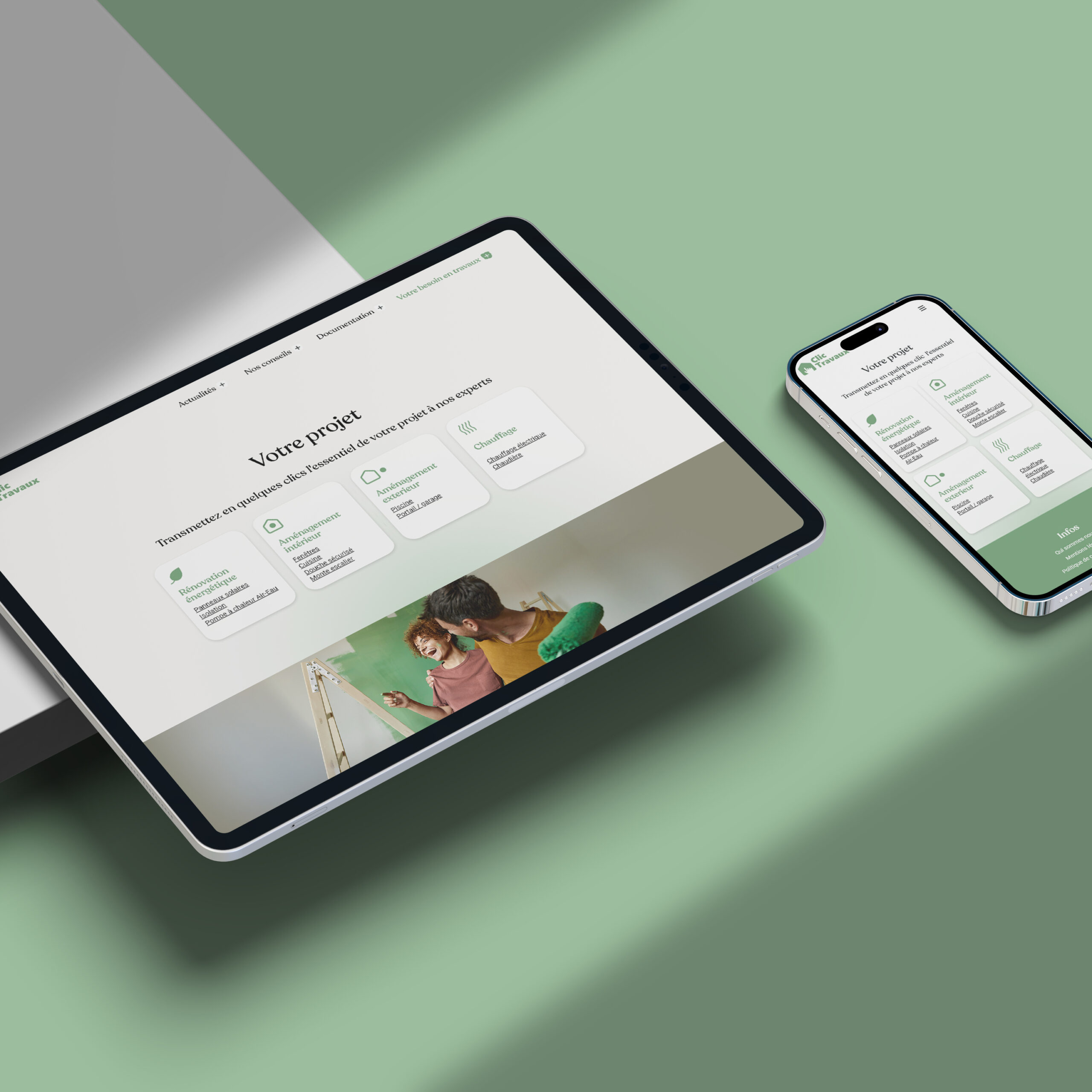 Web design Clic Travaux