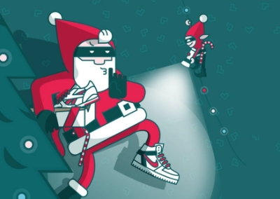 Baskets – Campagne publicitaire de Noël